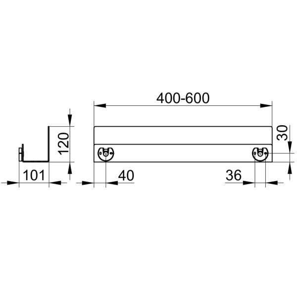 Keuco Duschablage 24953 auf Maß, 24953510100