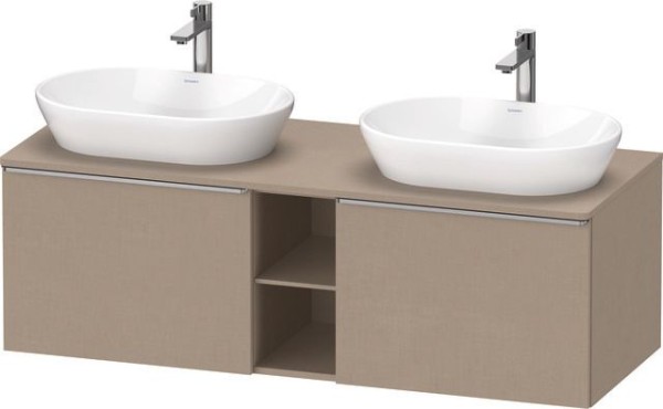 Duravit D-Neo Konsolenwaschtischunterbau wandhängend Leinen Matt 1400x550x459 mm - DE4950B70750000