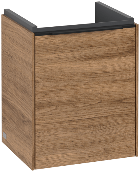 Villeroy & Boch Subway 3.0 Waschbeckenunterschrank, 1 Tür, 351 x 432 x 293 mm, Kansas Oak / Kansas O