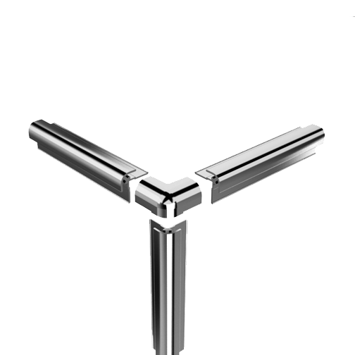 HSK 3D-Ecke, außen ca. 24 × 24 mm, 930006-68