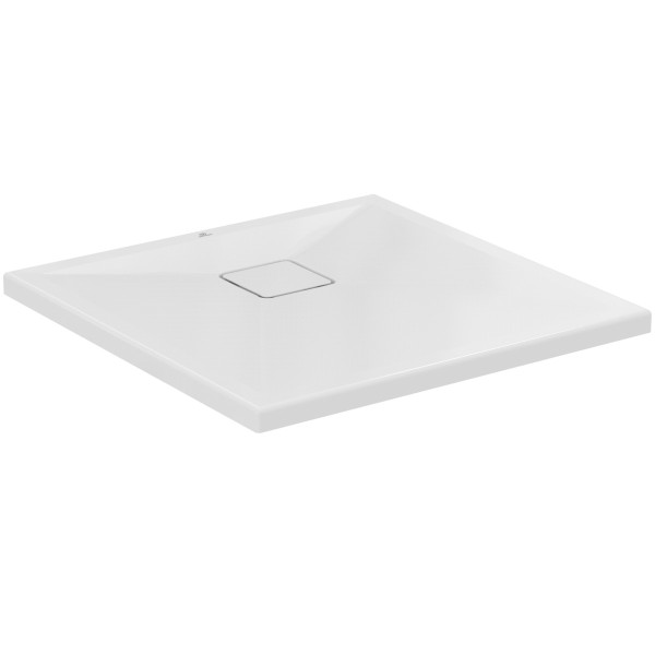 Ideal Standard Quadrat-Brausewanne Ultra Flat Evo 700x700x35mm Weiß Alpin, T542701