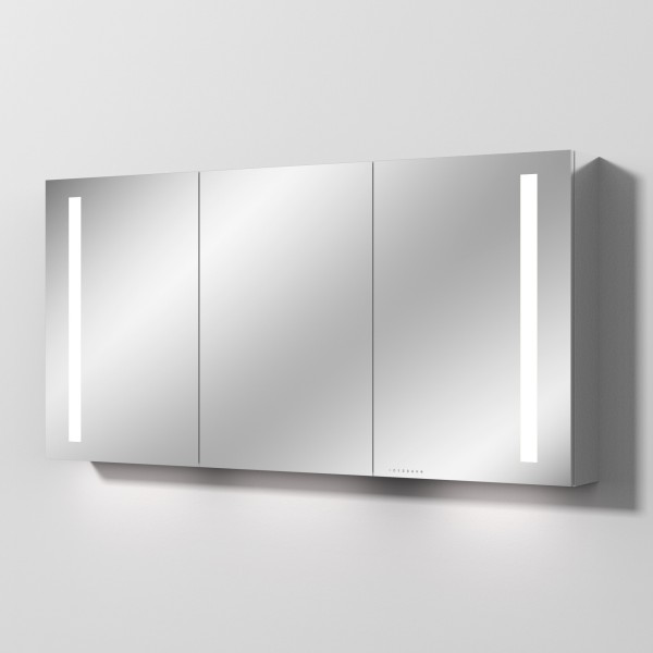 Sanipa Reflection Aluminium-Spiegelschrank ALEX 150 mit LED-Beleuchtung, AU4199Z