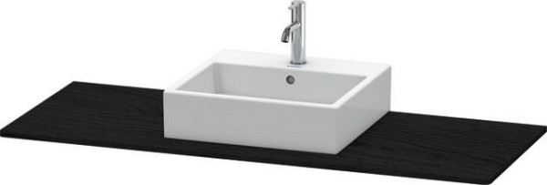 Duravit XSquare Konsole Eiche Schwarz Matt 1400x550x16 mm - XS060GM1616