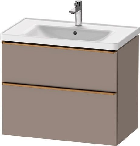 Duravit D-Neo Waschtischunterbau wandhängend Basalt Matt 784x452x625 mm - DE4355004430000