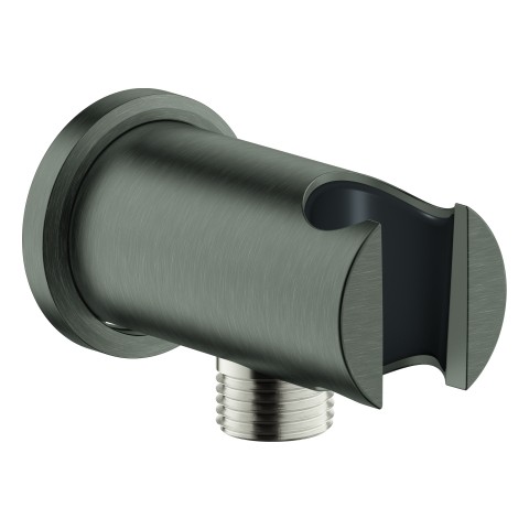 GROHE Wandanschlussbogen Rainshower 26658 runde Rosette hard graphite geb., 26658AL0