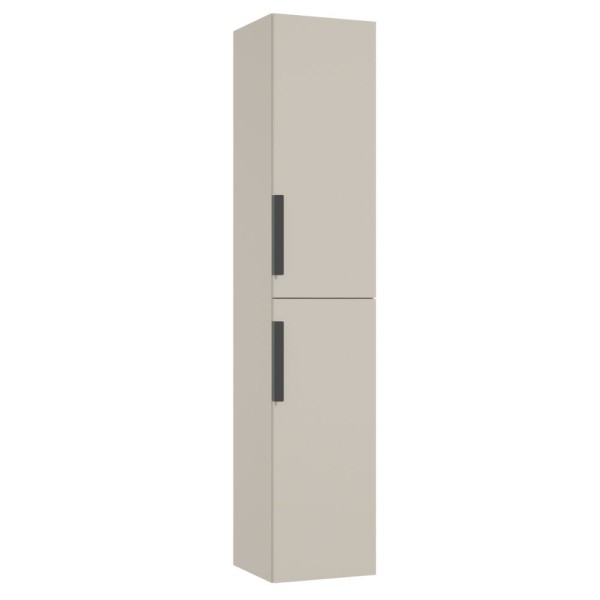 Neuesbad Serie 40 Hochschrank mit 2 Türen, B:300,H:1500,T:300mm, Korpus/Front: kaschmir matt lackier