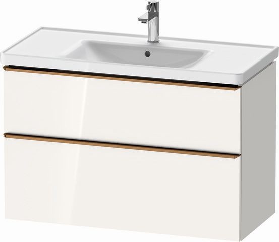 Duravit D-Neo Waschtischunterbau wandhängend Weiß Hochglanz 984x452x625 mm - DE4356004220000