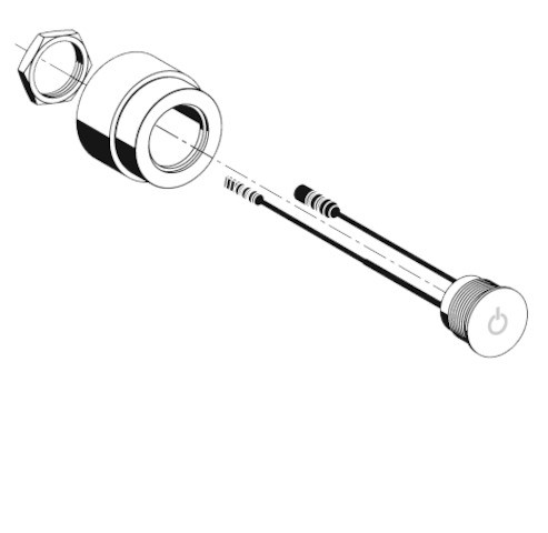 Schell CVD-Touch-Elektronik für Duschpaneel, chrom, 015910699