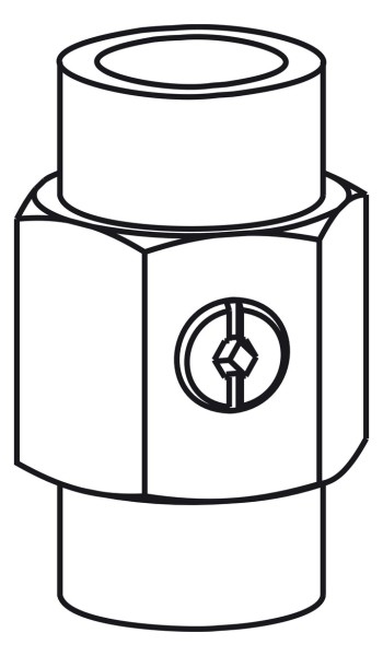 Mepa Sanicontrol Kugelhahn, G1/2 für SC 620 und SC 820, 710983