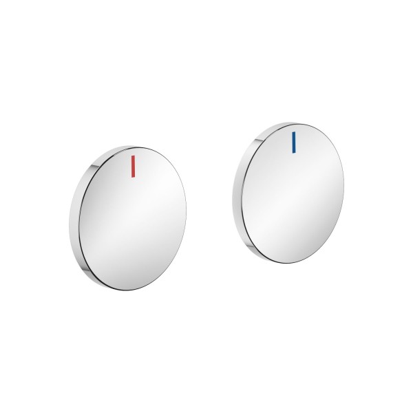 Dornbracht Set Griffeinsatz rot & blau CYO 11284811 Chrom