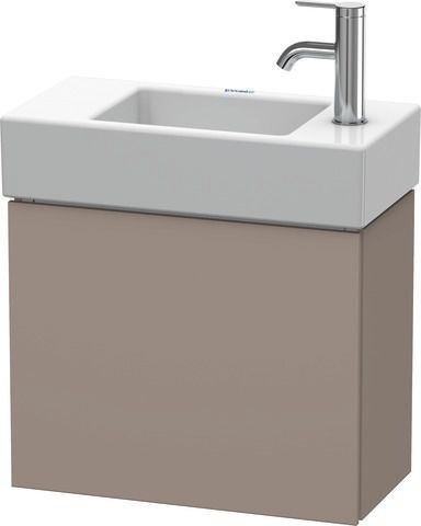 Duravit L-Cube Waschtischunterbau wandhängend Basalt Matt 480x240x400 mm - LC6246R4343