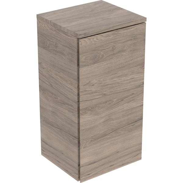 Geberit Renova Plan Seitenschrank mit einer Tür: 33x65x29.7cm, Nussbaum hickory, 504043JR1