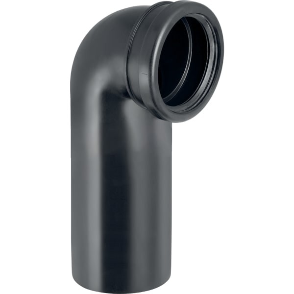 Geberit PE Wand-WC-Bogen 90 Gr DN90/90 für senkrechte Montage