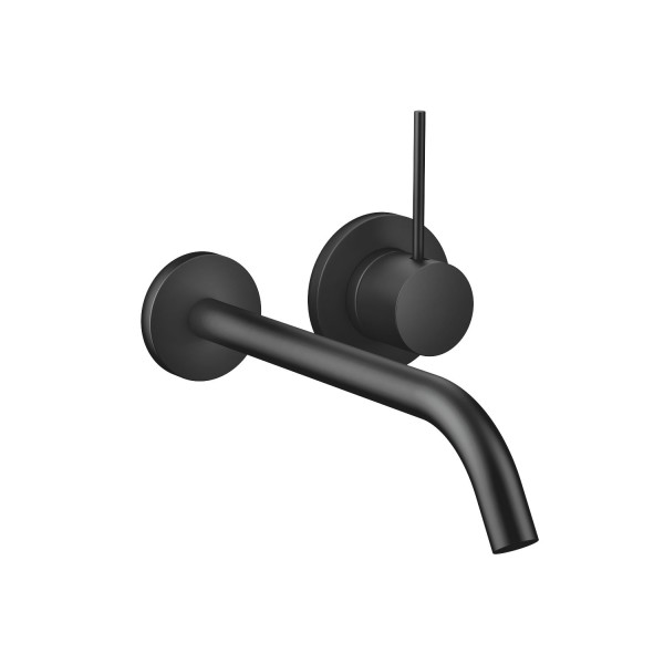 Dornbracht META SLIM Waschtisch-Wand-Einhandbatterie ohne Ablaufgarnitur META 36861662 Schwarz matt