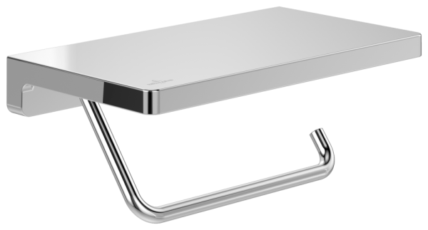 Villeroy & Boch Toilettenpapierhalter mit Ablage Elements - Striking 200x110x79mm Chrom