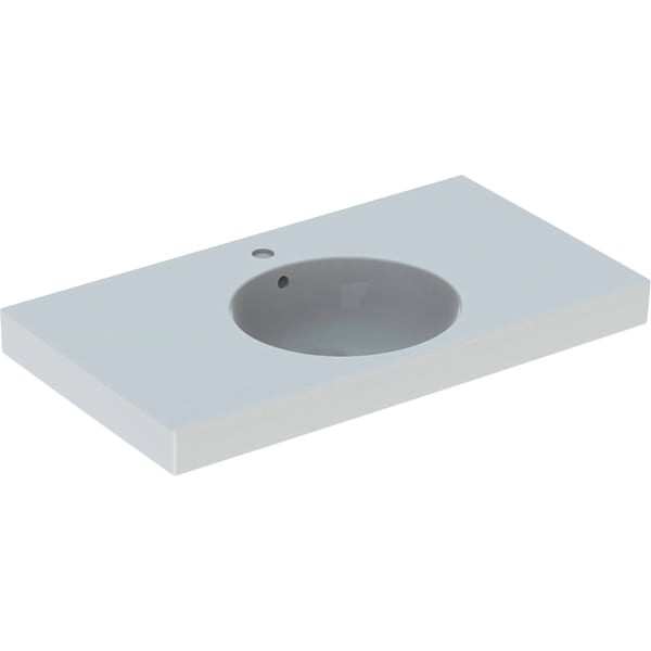 Geberit Preciosa II Waschtisch, B: 900, T: 500 mm, 123290600, weiss mit Keratect