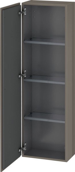 Duravit L-Cube Halbhochschrank Flanell Grau Hochglanz 400x243x1320 mm - LC1168L8989