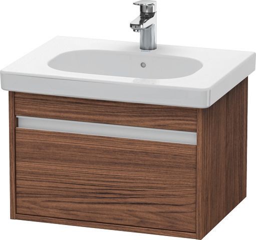 Duravit Ketho Waschtischunterbau wandhängend Nussbaum dunkel Matt 600x455x410 mm - KT667002121