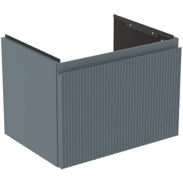 Ideal Standard Möbelwaschtischunterschrank Finesse 500x375x370mm 1 Auszug Aschblau matt, E3375UQ