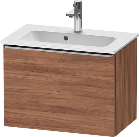 Duravit D-Neo Waschtischunterbau wandhängend Nussbaum Matt 610x372x440 mm - DE4268070790000