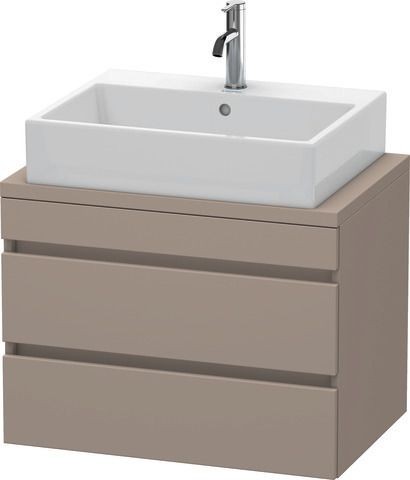 Duravit DuraStyle Konsolenwaschtischunterbau wandhängend Basalt Matt 700x478x512 mm - DS530604343