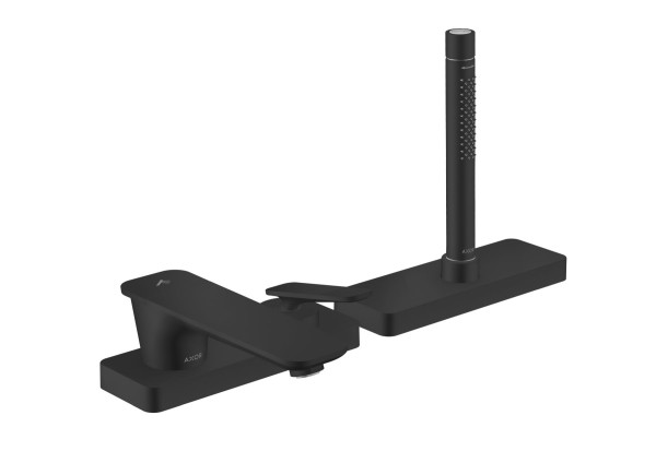 Hansgrohe 3-Loch Wannenmischer sBox Axor Citterio C Cubic cut mattschwarz, 49431670