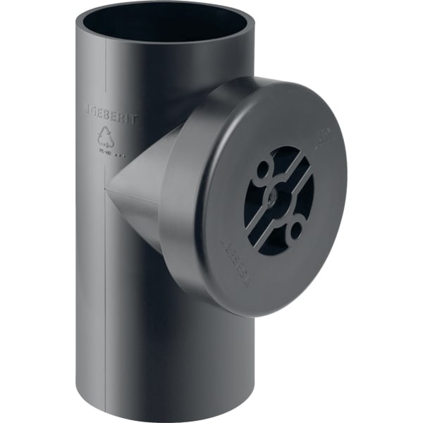 Geberit PE Reinigungsrohre 90 Gr DN100/100 mit Verschlusskappe 367451161