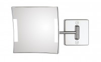 Koh-I-Noor QUADROLOLED Koh-I-Noor QUADROLOLED Direkter Stromanschluss. Einfacher Arm 20x20x31, Chrom, C60/1KK3