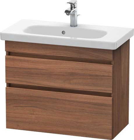 Duravit DuraStyle Waschtischunterbau wandhängend Nussbaum Matt 730x368x610 mm - DS649907979