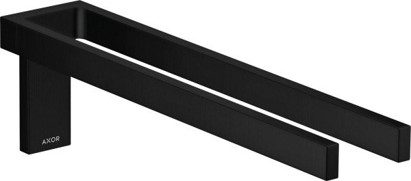 Hansgrohe Handtuchhalter zweiarmig Axor Universal Rectangular mattschwarz, 42622670