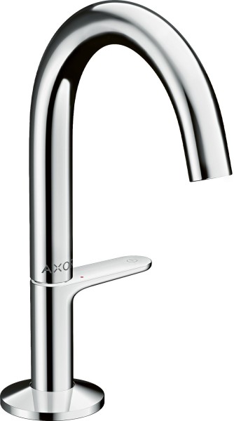 Hansgrohe Waschtischmischer Select 140 Axor One mit Push-Open Ablaufgarnitur chrom, 48010000