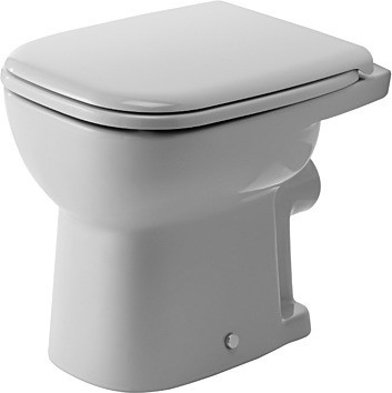 Duravit D-Code Stand WC Weiß Hochglanz 480 mm - 2109090000
