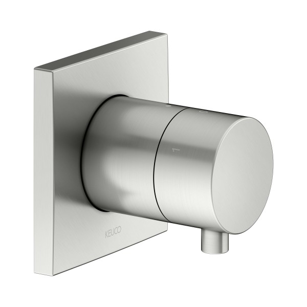 Keuco 3-Wege Ab-u.Umstellventil IXMO Comf.59549, eckig, Edelstahl-finish, 59549061002