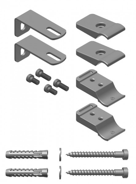 Kermi Abstandhalter Basic-50 R weiß, ZB03240001