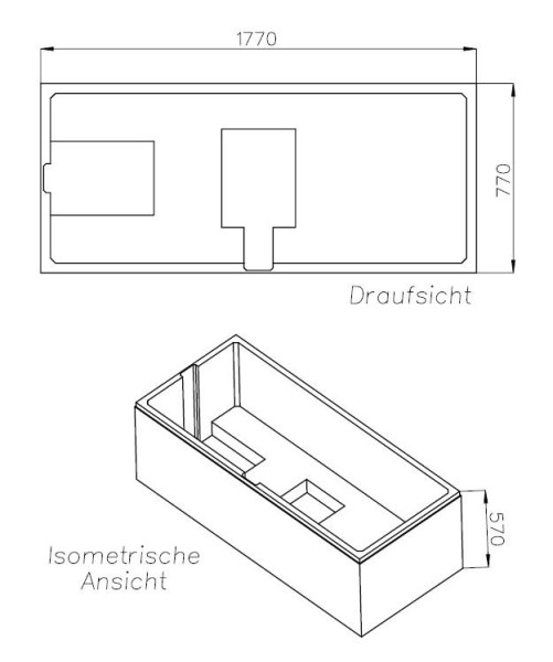 Neuesbad Wannenträger für Bette Starlet Spirit 180x80