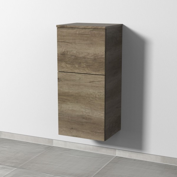 Sanipa 3way Mittelschrank mit 1 Tür und 1 Auszug, Eiche-Nebraska, SM12837