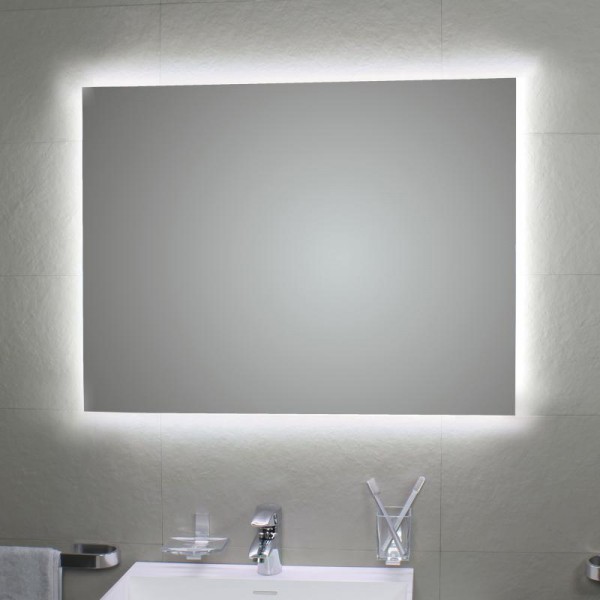 Koh-i-Noor PERIMETRALE AMBIENTE LED Spiegel mit Raumbeleuchtung. Montage waagerecht oder senkrecht.,