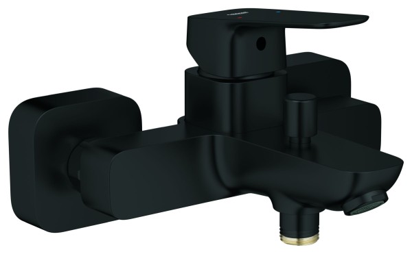 Grohe EH-Wannenbatterie Cubeo 101813 Wandmontage matt black, 1018132430