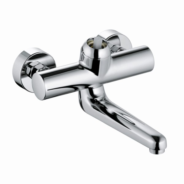 Kludi Wandarmatur-Einhebelmischer DN 15 Provita ohne Hebel, Auslauf 180mm, chrom