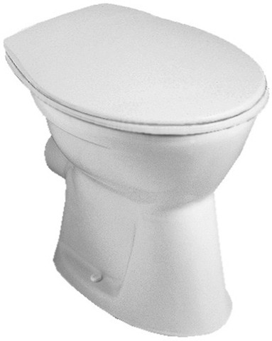 Villeroy & Boch Flachspül-WC Saval 2.0 360x525mm bodenstehend Weiss Alpin