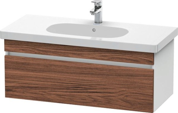 Duravit DuraStyle Waschtischunterbau wandhängend Nussbaum dunkel & Weiß Matt 1000x453x398 mm - DS638