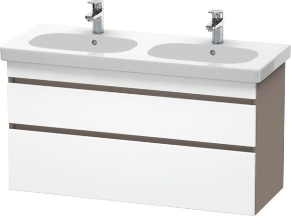 Duravit DuraStyle Waschtischunterbau wandhängend Weiß & Basalt Matt 1150x453x610 mm - DS648601843
