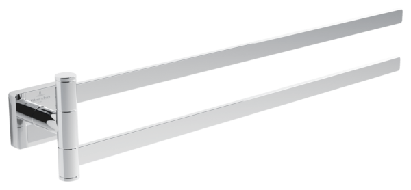 Villeroy & Boch Handtuchhalter zweiarmig Elements - Striking 50x432x82mm Chrom