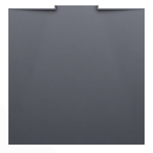 Laufen Duschwanne NIA 900x900x28 Marbond mit Wandablauf anthrazit, H2100310780001