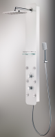 HSK Duschpaneel Softcube, HSK Duschpaneel Softcube, mit Glasfront weiss