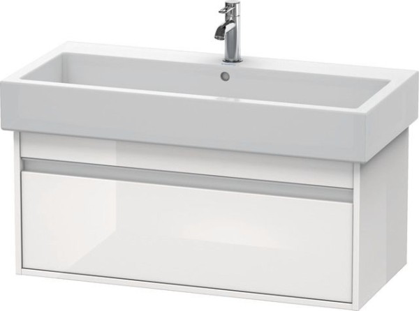 Duravit Ketho Waschtischunterbau wandhängend Weiß Hochglanz 950x440x410 mm - KT668802222