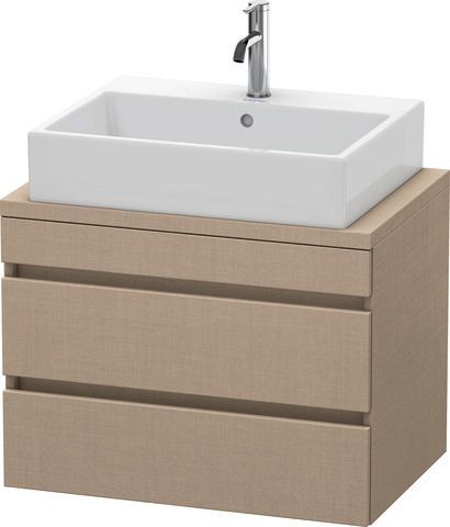 Duravit DuraStyle Konsolenwaschtischunterbau wandhängend Leinen Matt 700x478x512 mm - DS530607575