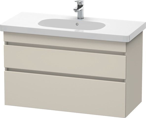 Duravit DuraStyle Waschtischunterbau wandhängend Taupe Matt 1000x453x610 mm - DS648509191