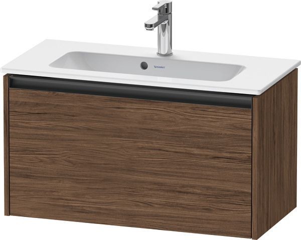 Duravit Ketho.2 Waschtischunterbau wandhängend Nussbaum dunkel Matt 810x390x440 mm - K25056021210000