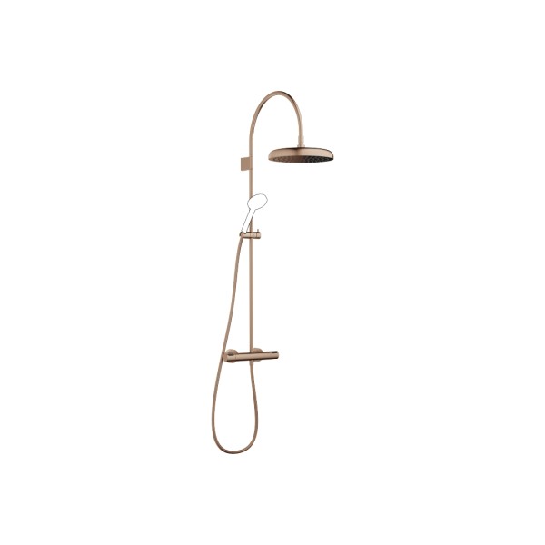Dornbracht Shower Pipe mit Brause-Thermostat COYA 34459404 Bronze gebürstet (PVD),34459404-42